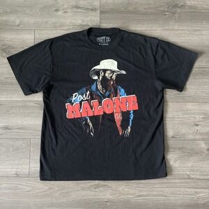 Post Malone Posty Co T Shirt Mens XL Black Short Sleeve Cowboy